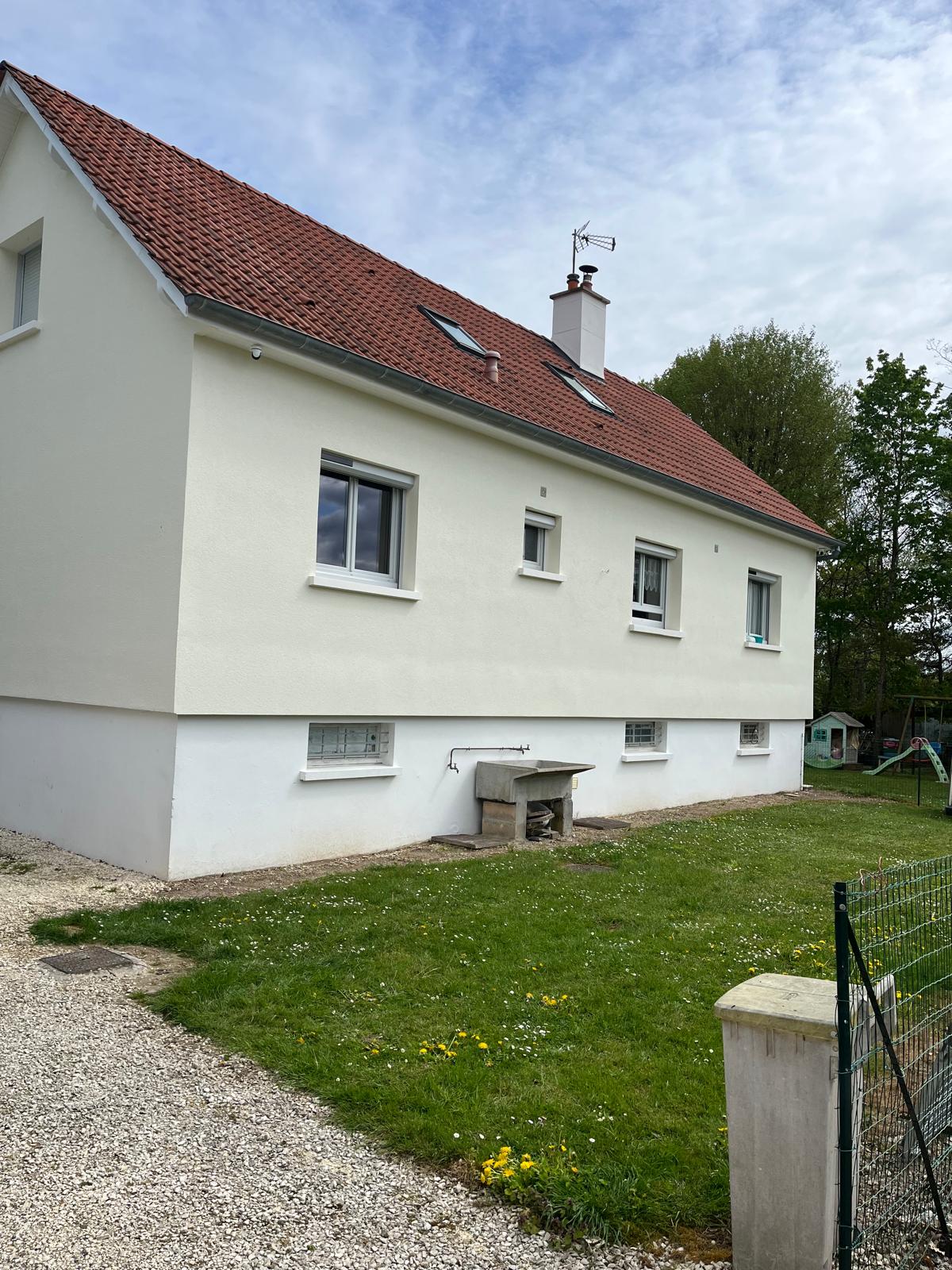 Façade propre et rénovée